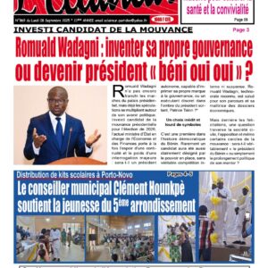 Journal l'Eclaireur du 08 septembre 2025